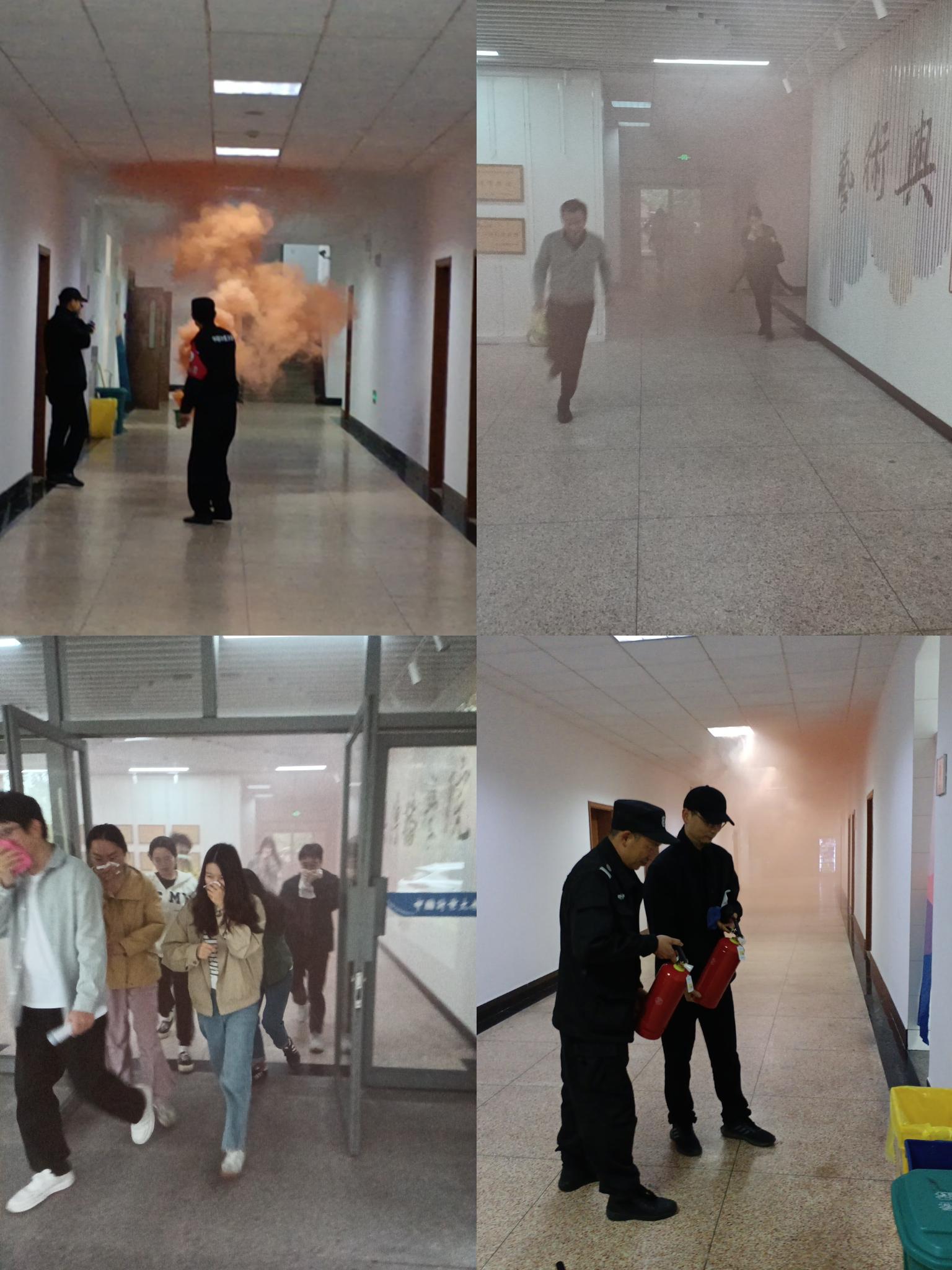 消防疏散活动有序进行