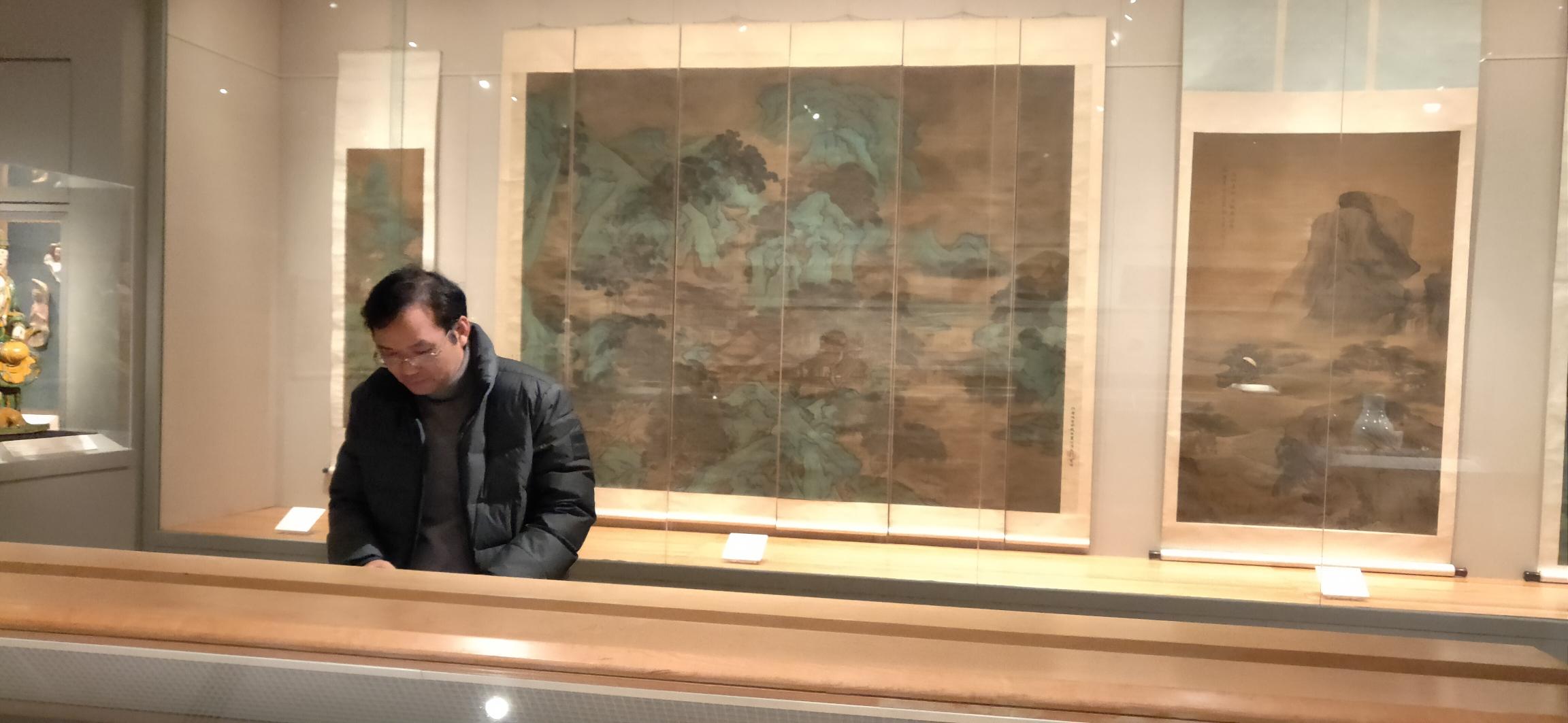 2019年倪旭前教授在美国普林斯顿大学美术馆考察交流